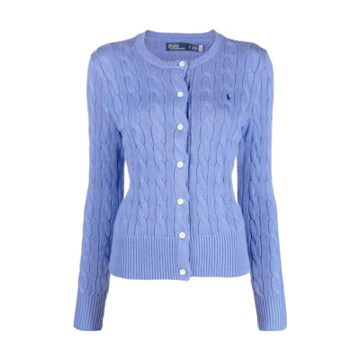 (Women) Polo Ralph Lauren Solid Cable Knit Embroidered Sweater Women’s Blue. 211891643-003