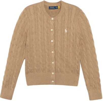 (W) Suéter Marrón de Punto Cableado Sólido Polo Ralph Lauren con Bordado (Mujer). 211839418-006 Order (W) Suéter Marrón de Punto Cableado Sólido Polo Ralph Lauren con Bordado (Mujer). 211839418-006