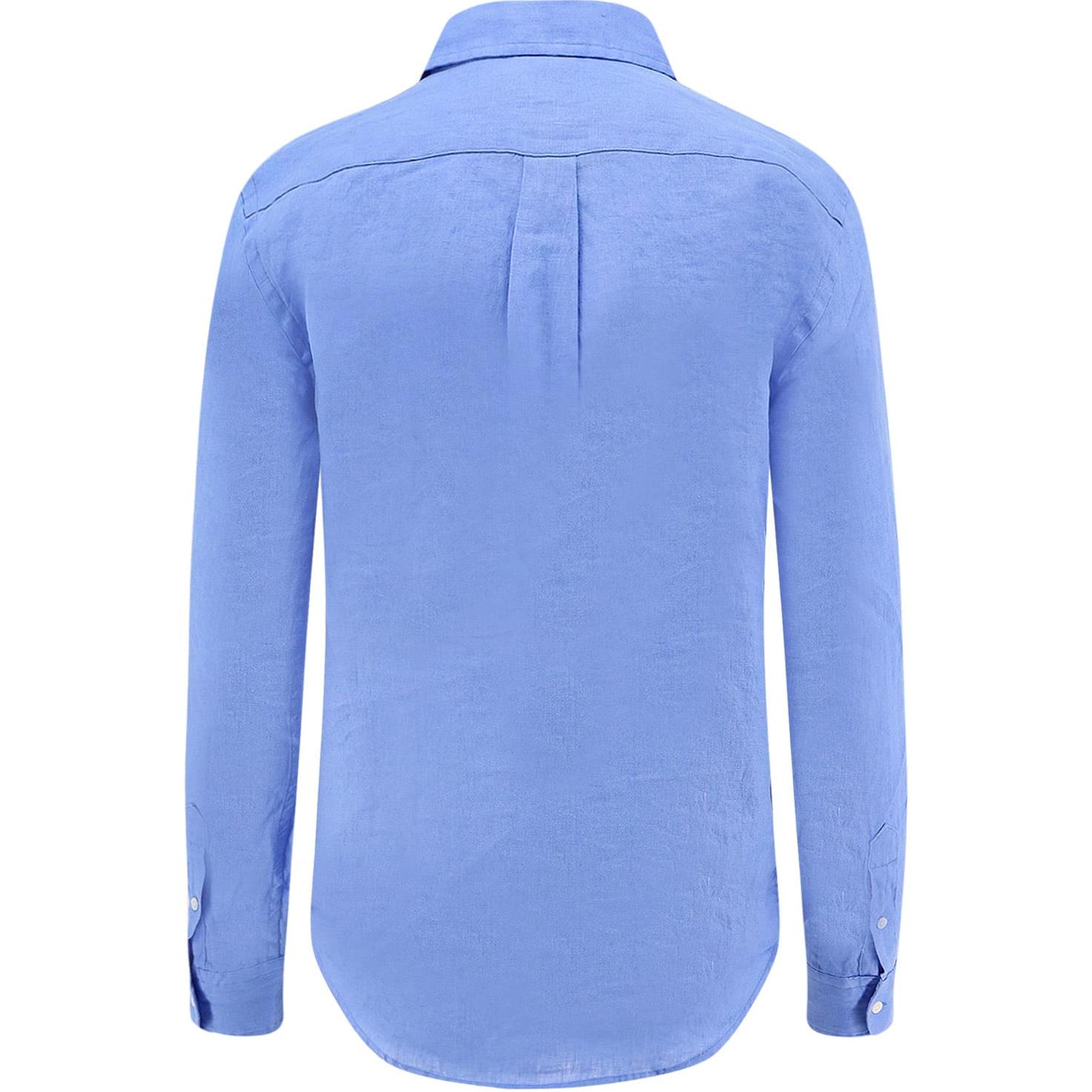 (Women) Polo Ralph Lauren Solid Color Long Sleeve Shirt Women’s Blue. 211970730-006 圖 3