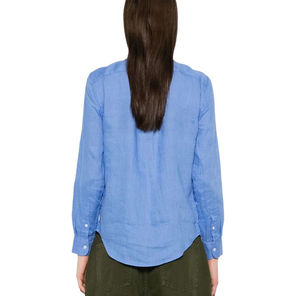 (Women) Polo Ralph Lauren Solid Color Long Sleeve Shirt Women’s Blue. 211970730-006 圖 5