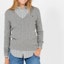 Details for (Women) Polo Ralph Lauren Solid Embroidered Logo V-Neck Knit Sweater Women Light Grey 211570011-060