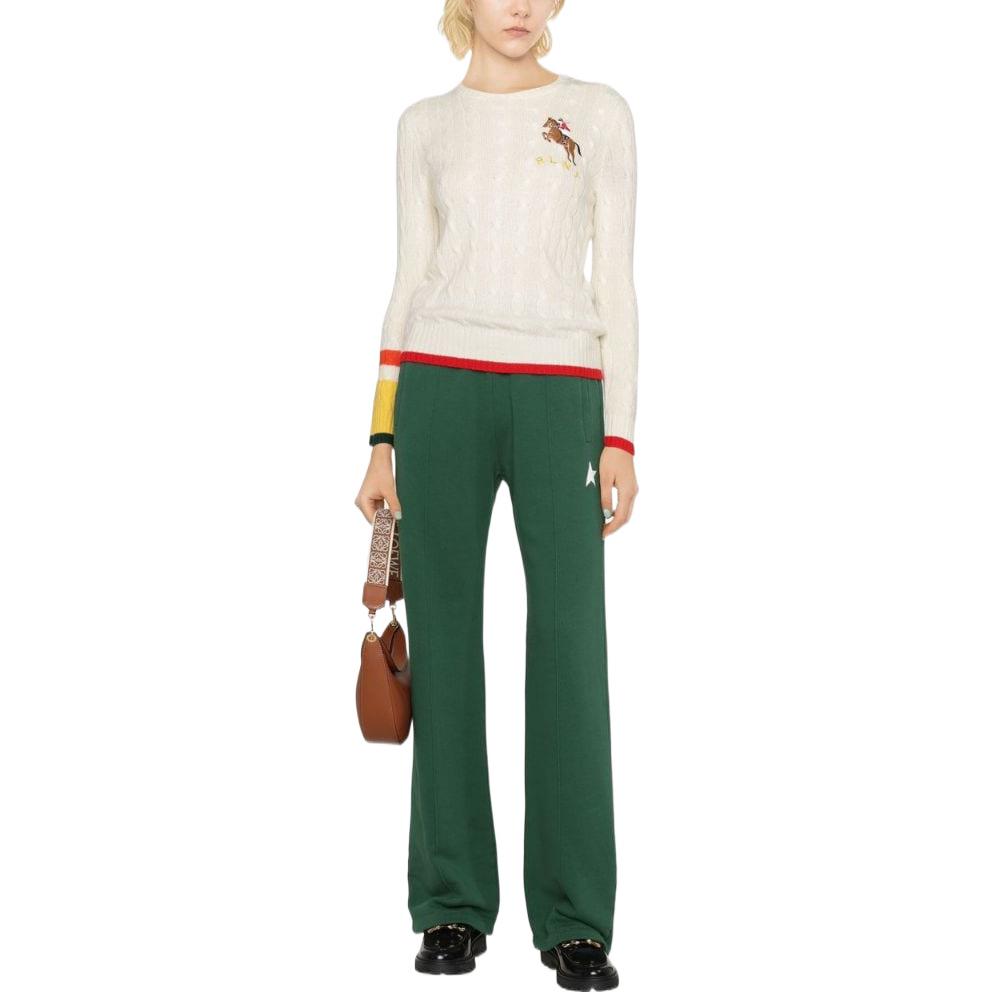 (Women) Polo Ralph Lauren Solid Embroidered Sweater White Women’s. 211872874-001 圖 3
