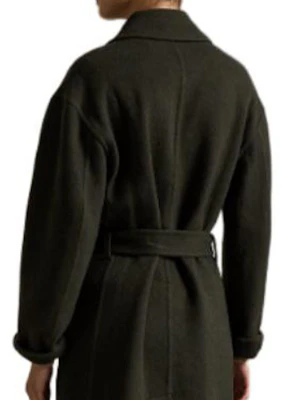 (W) ポロラルフローレン ソリッドグリーン 長袖 ミドル丈 ベルト付きコート レディース WMPOOTWN2820285300 Purchase (W) ポロラルフローレン ソリッドグリーン 長袖 ミドル丈 ベルト付きコート レディース WMPOOTWN2820285300