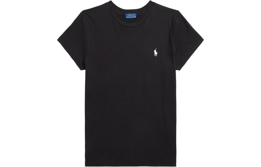 Order (W) Polo Ralph Lauren 刺繡標誌女款圓領短袖T恤 黑色 SS23 211898698-007