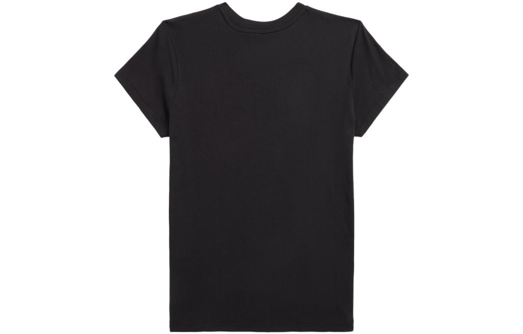 Lookbook (W) Polo Ralph Lauren 刺繡標誌女款圓領短袖T恤 黑色 SS23 211898698-007