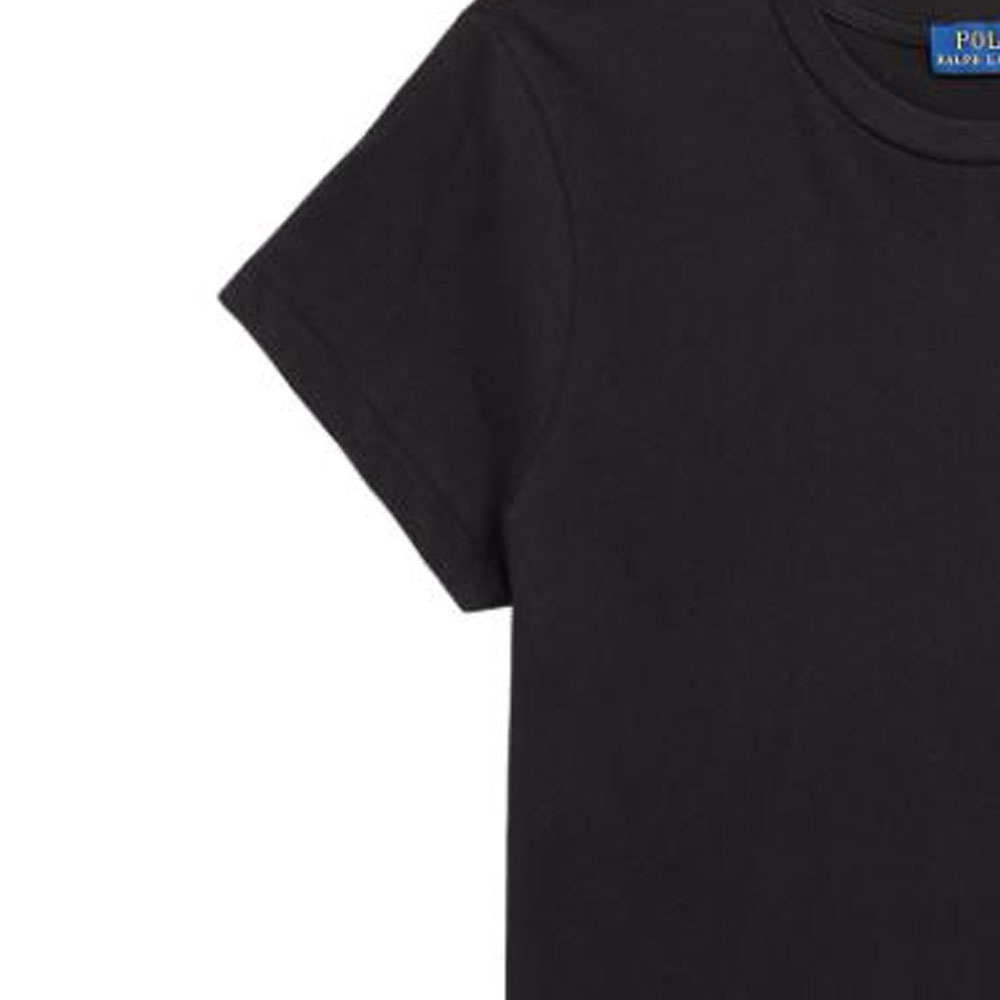 Sizing (W) Polo Ralph Lauren 刺繡標誌女款圓領短袖T恤 黑色 SS23 211898698-007