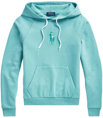 (W) Polo Ralph Lauren 女士蓝色刺绣标志连帽衫 211838143-007 Order (W) Polo Ralph Lauren 女士蓝色刺绣标志连帽衫 211838143-007