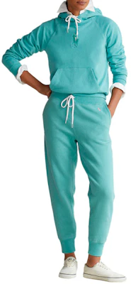 (W) Polo Ralph Lauren 女士蓝色刺绣标志连帽衫 211838143-007 Lookbook (W) Polo Ralph Lauren 女士蓝色刺绣标志连帽衫 211838143-007