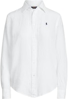(Women) Polo Ralph Lauren Solid Logo Embroidered Long Sleeve Shirt Women. 211867454-004,211867454-029 (Women) Polo Ralph Lauren Solid Logo Embroidered Long Sleeve Shirt Women. 211867454-004,211867454-029