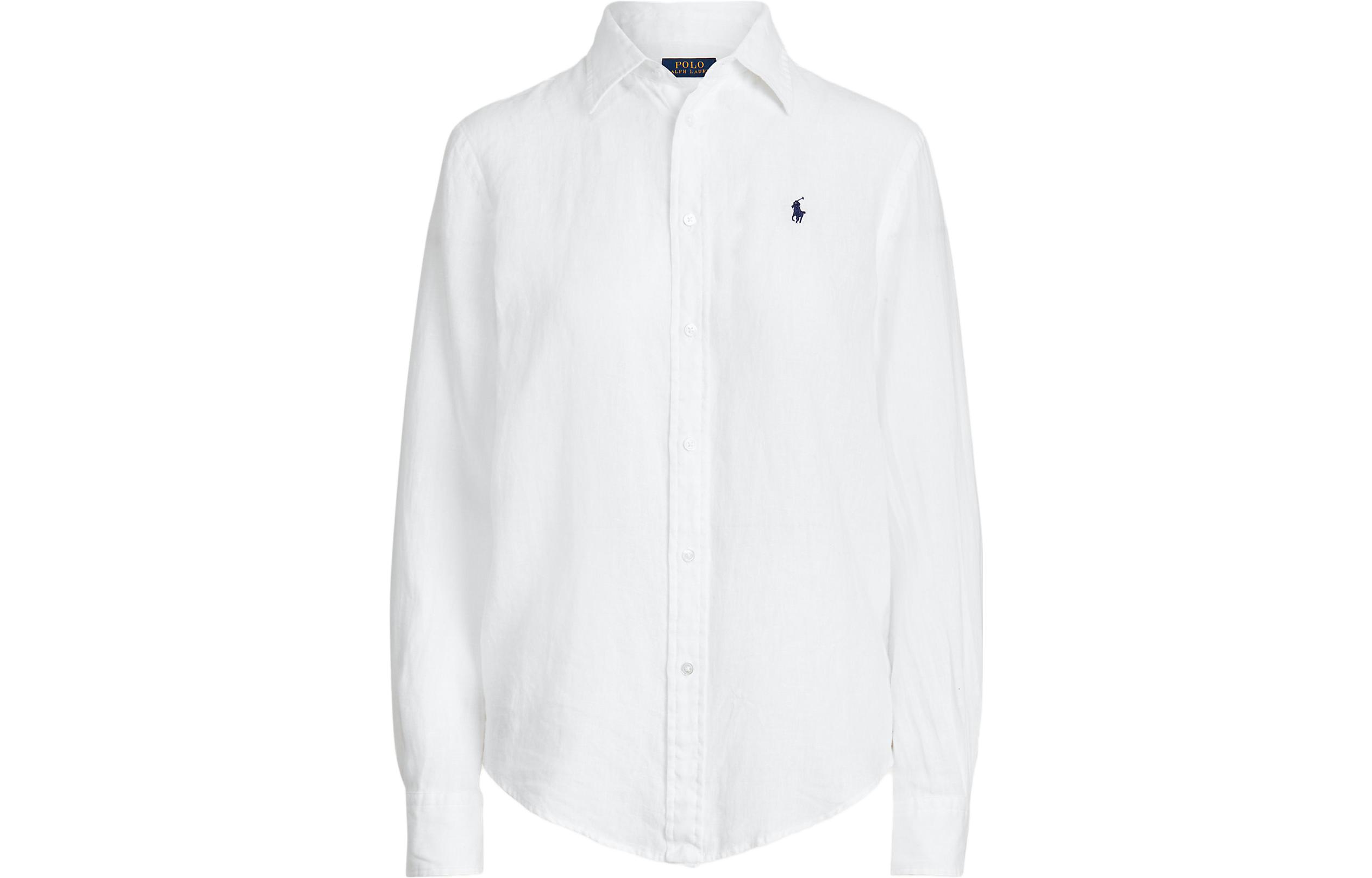 Details for (W) Polo Ralph Lauren 刺繡Logo長袖襯衫 女款 211867454-004,211867454-029