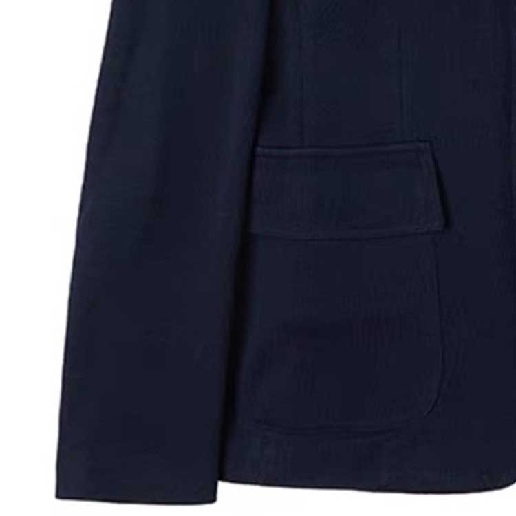 Lookbook (W) ポロラルフローレン ロゴ刺繍入り ネイビーブルーブレザージャケット 211857830-001