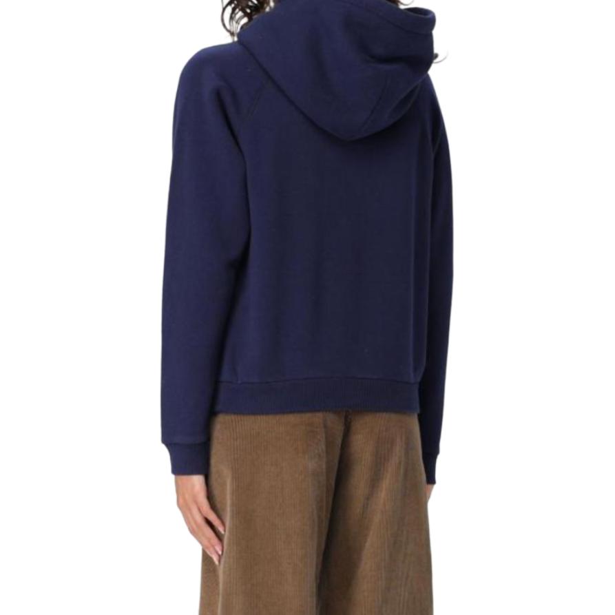 (Women) Polo Ralph Lauren Solid Logo Embroidered Navy Hoodie Pullover Women 211943007-002 圖 6