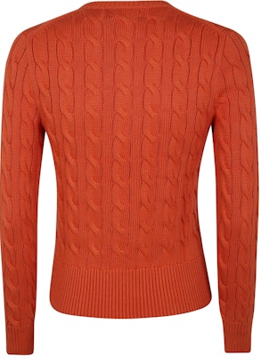 (W) ポロ ラルフローレン ロングスリーブ オレンジ ニット カーディガン ロゴ入り 211891643-022 Lookbook (W) ポロ ラルフローレン ロングスリーブ オレンジ ニット カーディガン ロゴ入り 211891643-022