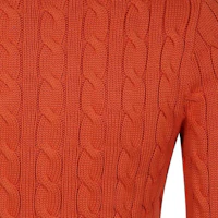 Purchase (W) Polo Ralph Lauren Cardigan Lengan Panjang Logo Rajut Solid Orange. 211891643-022