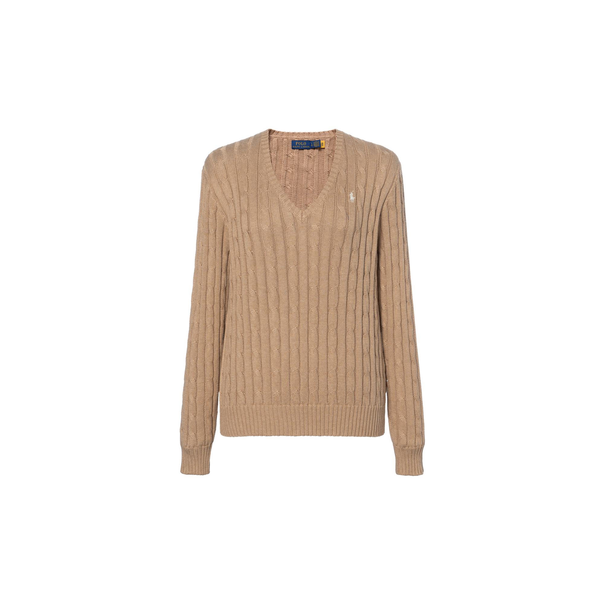 (Women) Polo Ralph Lauren Solid Logo Knit Sweater Women Brown. 211570011-077