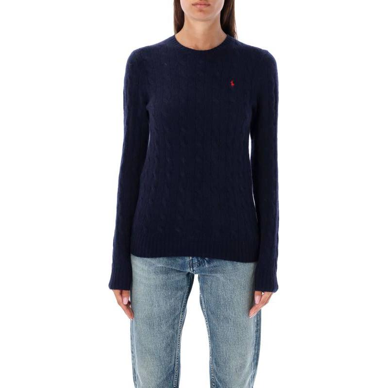 (Women) Polo Ralph Lauren Solid Logo Knit Sweater Navy Blue (). 211910421-003 圖 6
