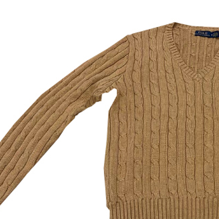 (Women) Polo Ralph Lauren Solid Logo Knit Sweater Women Brown. 211570011-077 圖 6