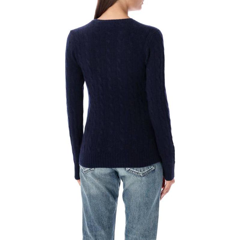 (Women) Polo Ralph Lauren Solid Logo Knit Sweater Navy Blue (). 211910421-003 圖 7