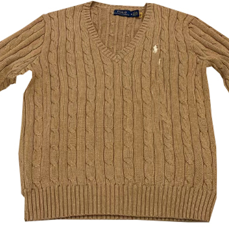 (Women) Polo Ralph Lauren Solid Logo Knit Sweater Women Brown. 211570011-077 圖 7