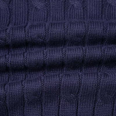 (W) 폴로 랄프 로렌 솔리드 로고 V넥 니트 스웨터 네이비 블루. 211570011-011 3