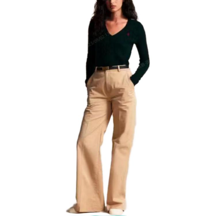 (Women) Polo Ralph Lauren Solid V-Neck Long Sleeve Sweater Women’s Green. 211910422-010 圖 3