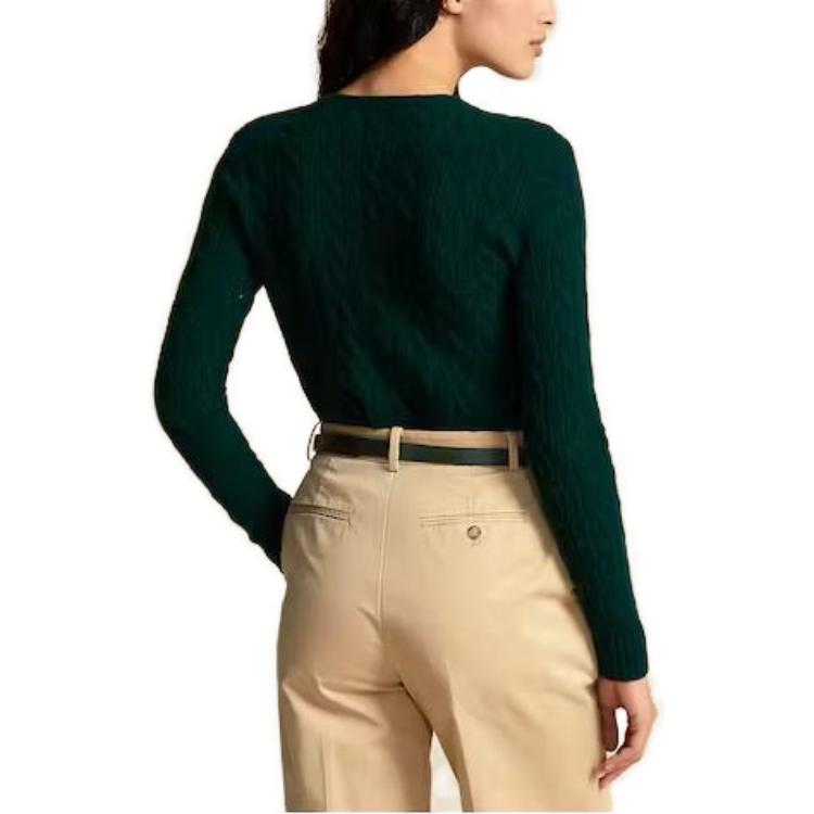 (Women) Polo Ralph Lauren Solid V-Neck Long Sleeve Sweater Women’s Green. 211910422-010 圖 4