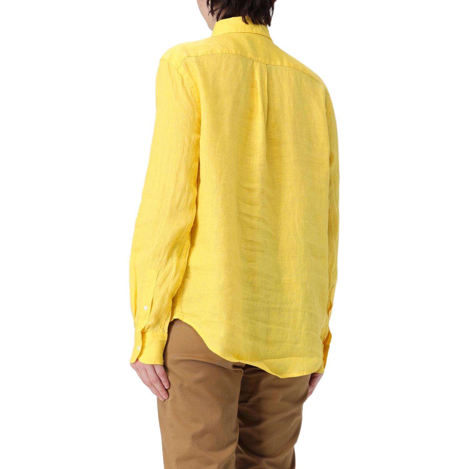 (Women) Polo Ralph Lauren Solid Yellow Long Sleeve Shirt 211867454-038 圖 6