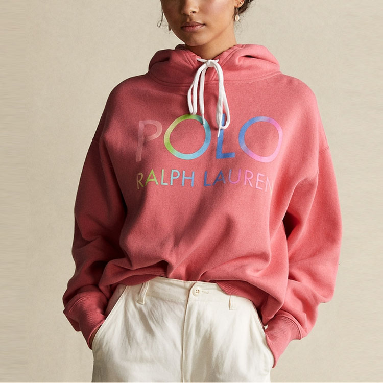 (Women) Polo Ralph Lauren SS21 Gradient Logo Pullover Sweatshirt Women’s Pink WMPOKNINFB20044-670 圖 4