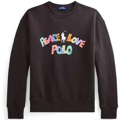 (W) Polo Ralph Lauren SS21 Sweatshirt Hitam dengan Desain Grafik WMPOKNINFB20073-001 Order (W) Polo Ralph Lauren SS21 Sweatshirt Hitam dengan Desain Grafik WMPOKNINFB20073-001
