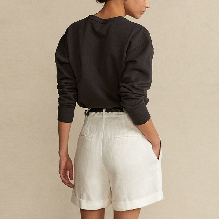 Shop (W) Polo Ralph Lauren SS21 Sweatshirt Hitam dengan Desain Grafik WMPOKNINFB20073-001