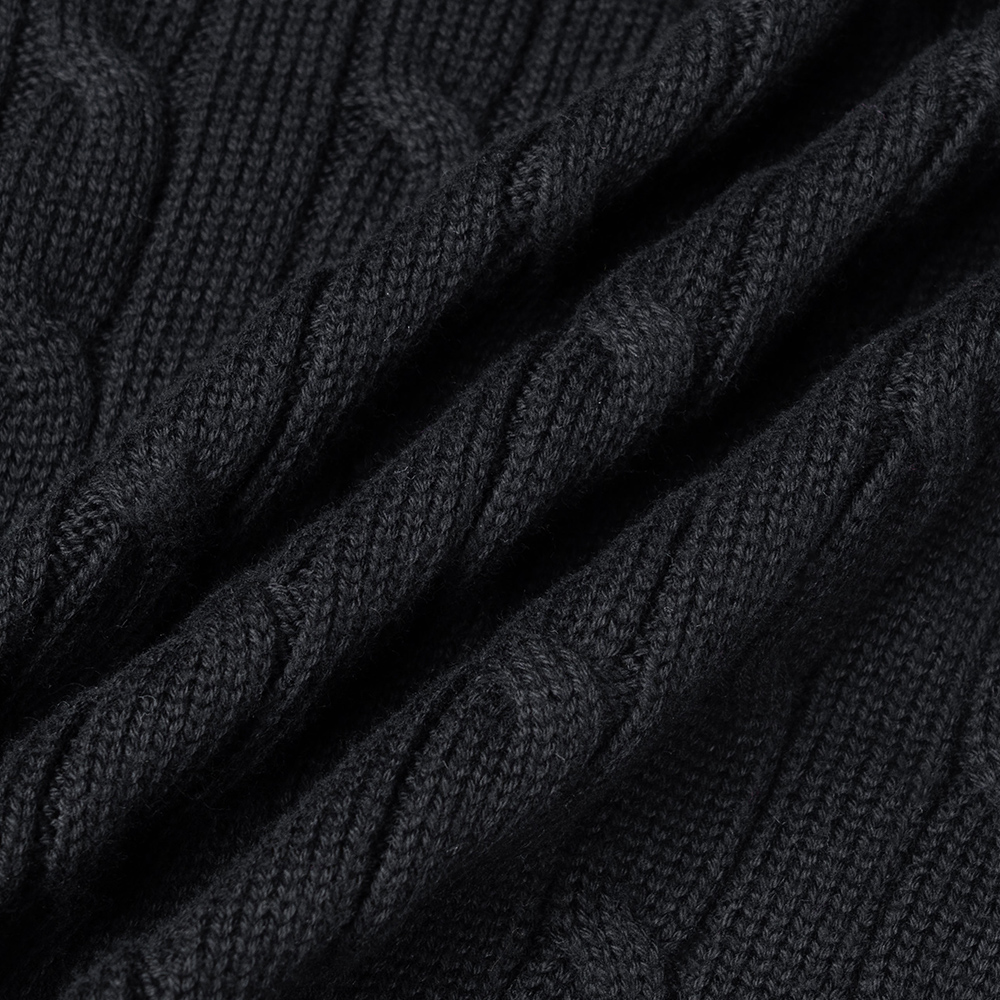 (Women) Polo Ralph Lauren SS22  Black V-Neck Cable Knit Pullover Sweater. WMPOSWEN6810096-B10 圖 7