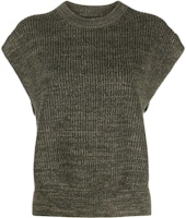 (Women) Polo Ralph Lauren SS22 Green Sleeveless Knit Top 211856742-001 (Women) Polo Ralph Lauren SS22 Green Sleeveless Knit Top 211856742-001