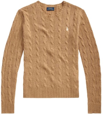 (Women) Polo Ralph Lauren SS22 Slim Fit Brown Wool Crewneck Sweater. WMPOSWENC020399-260 Buy (Women) Polo Ralph Lauren SS22 Slim Fit Brown Wool Crewneck Sweater. WMPOSWENC020399-260