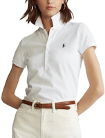 Purchase (W) Polo Ralph Lauren SS22 修身純色短袖POLO衫 白色 WMPOKNINN820016-100