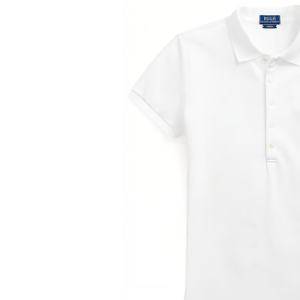 (Women) Polo Ralph Lauren SS22  Slim Fit Solid Color Polo Shirt White WMPOKNINN820016-100 圖 6