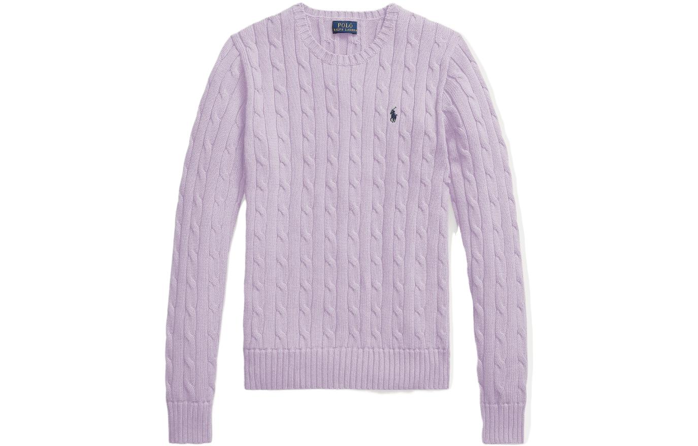 (Women) Polo Ralph Lauren SS22  Solid Cable Knit Sweater with Embroidery. 211570012-077 圖 5