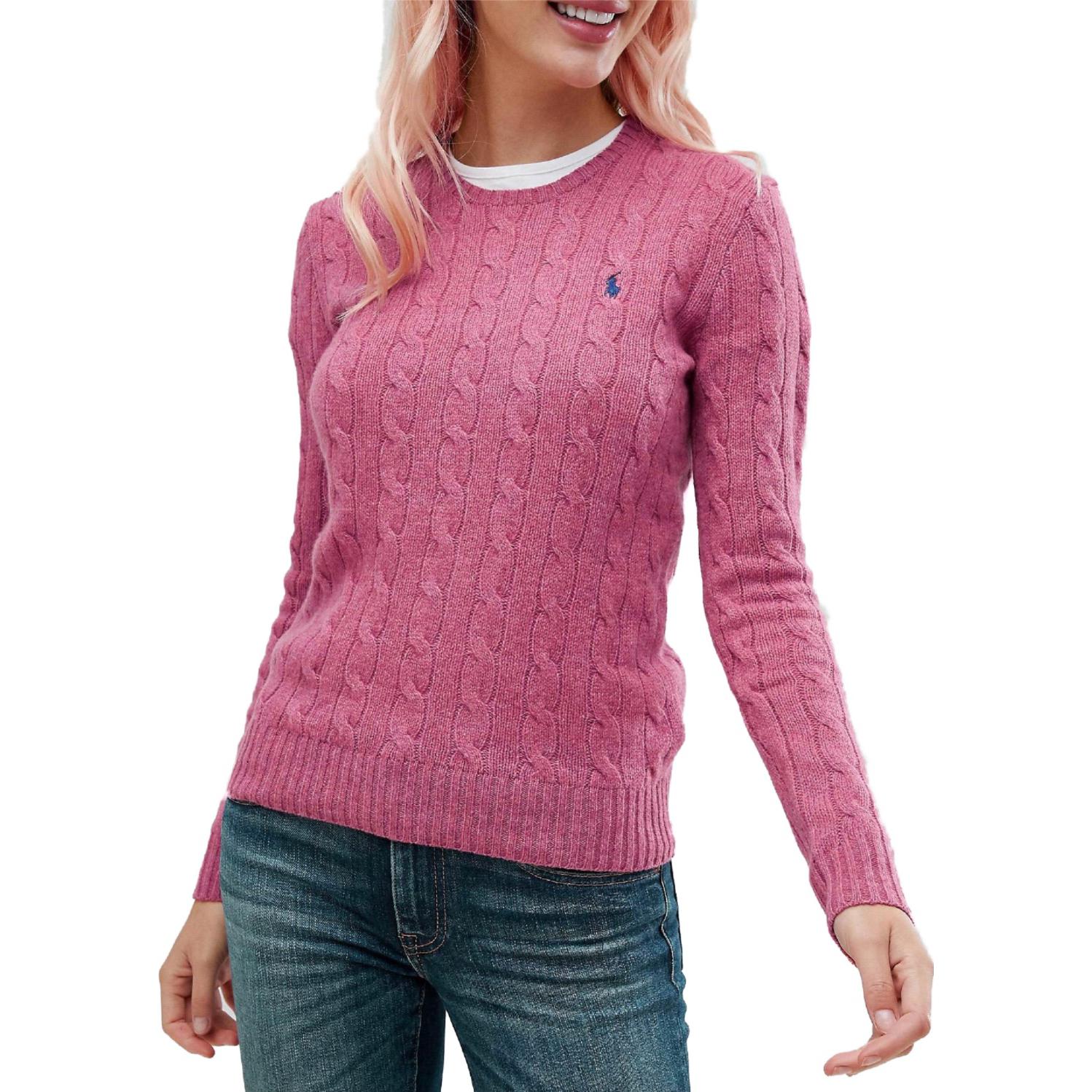 (Women) Polo Ralph Lauren SS22  Solid Cable Knit Sweater with Embroidery. 211570012-077 圖 6