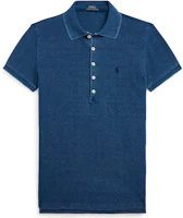 Order (W) Polo Ralph Lauren SS22 Camisa Polo Logo Bordado Manga Corta Azul Marino. WMPOKNINCU20436-410