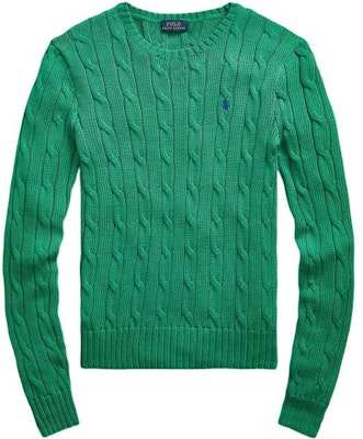 (Women) Polo Ralph Lauren SS22 Cable Knit Cotton Sweater Women’s Green WMPOSWENC020313 Buy (Women) Polo Ralph Lauren SS22 Cable Knit Cotton Sweater Women’s Green WMPOSWENC020313