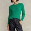 Shop (Women) Polo Ralph Lauren SS22 Cable Knit Cotton Sweater Women’s Green WMPOSWENC020313