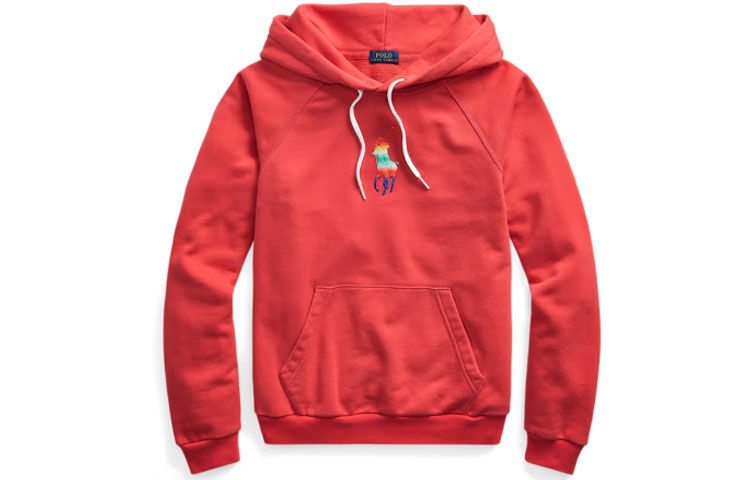 Order (W) Polo Ralph Lauren SS22 Baju Sejuk Tukar Warna Big Pony Merah WMPOKNINFB20224-600