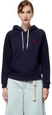(W) Polo Ralph Lauren SS22 深蓝色徽标刺绣连帽衫 211794394_F004 211794394-F004 Shop (W) Polo Ralph Lauren SS22 深蓝色徽标刺绣连帽衫 211794394_F004 211794394-F004