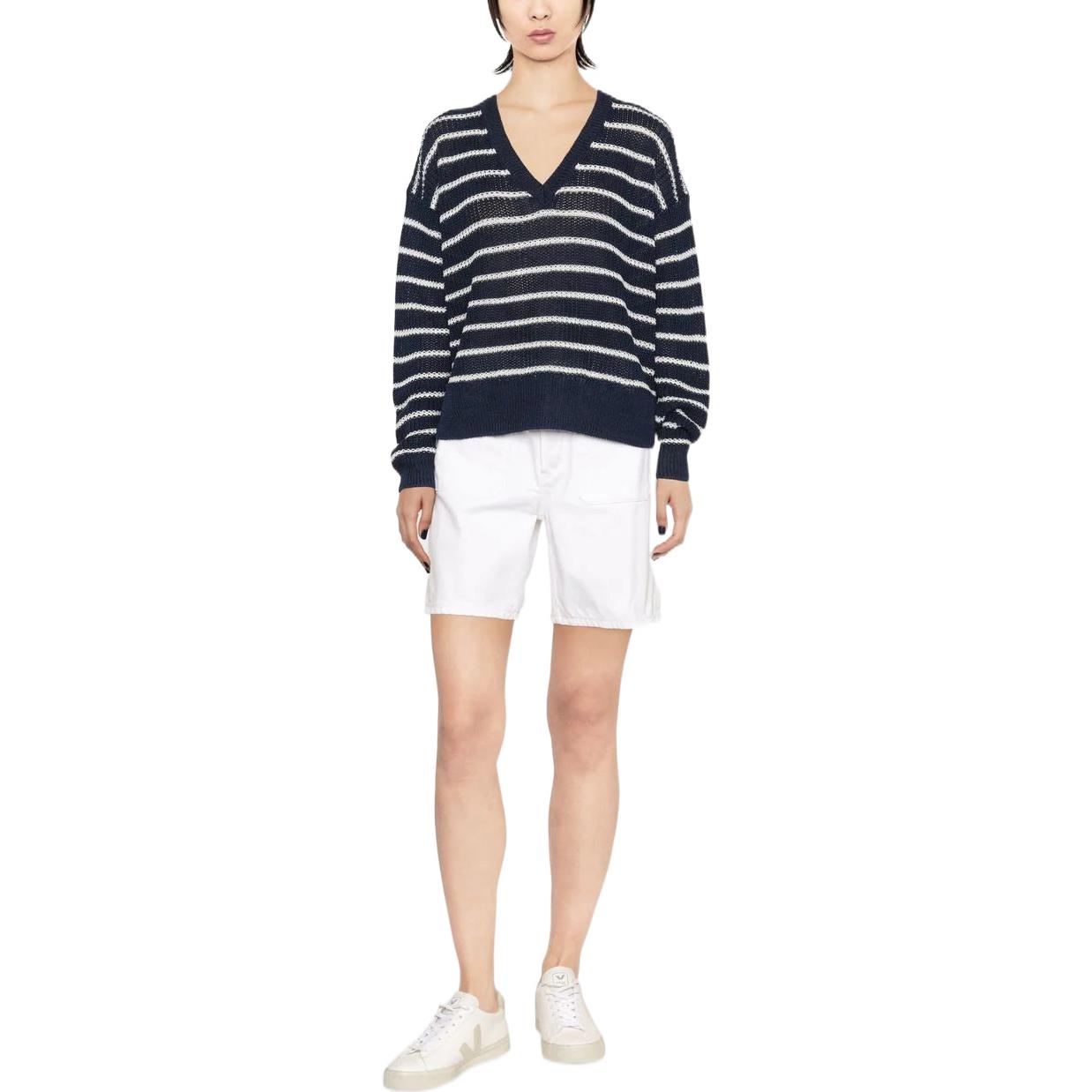 (Women) Polo Ralph Lauren SS22 Striped V-Neck Knit Sweater Women’s Blue. 211863615-001 圖 3