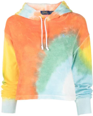 (Women) Polo Ralph Lauren SS22 Tie-Dye Print Pullover Hoodie Multicolor 211863311001 Order (Women) Polo Ralph Lauren SS22 Tie-Dye Print Pullover Hoodie Multicolor 211863311001