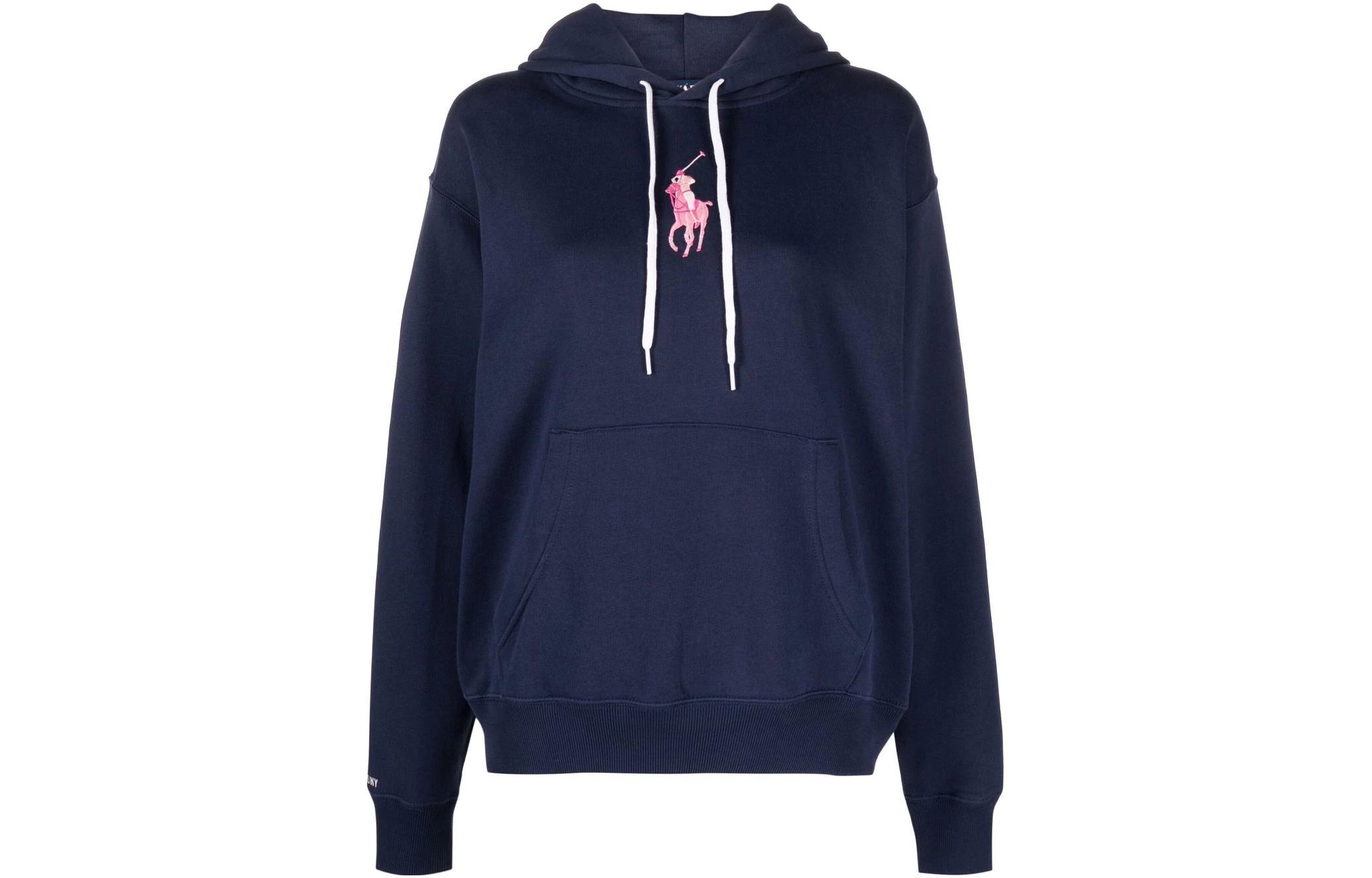 (Women) Polo Ralph Lauren SS23  Blue Hoodie with Unicorn Logo Print. 211866086-001 圖 2