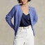 Purchase (W) ポロ ラルフローレン SS23 ブルー 無地 ニット 長袖 カーディガン WMPOSWENDW20130-400