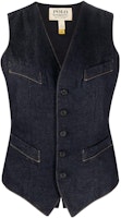 (Women) Polo Ralph Lauren SS23 Blue V-Neck Denim Vest Casual Single-Breasted 211813122-001 (Women) Polo Ralph Lauren SS23 Blue V-Neck Denim Vest Casual Single-Breasted 211813122-001