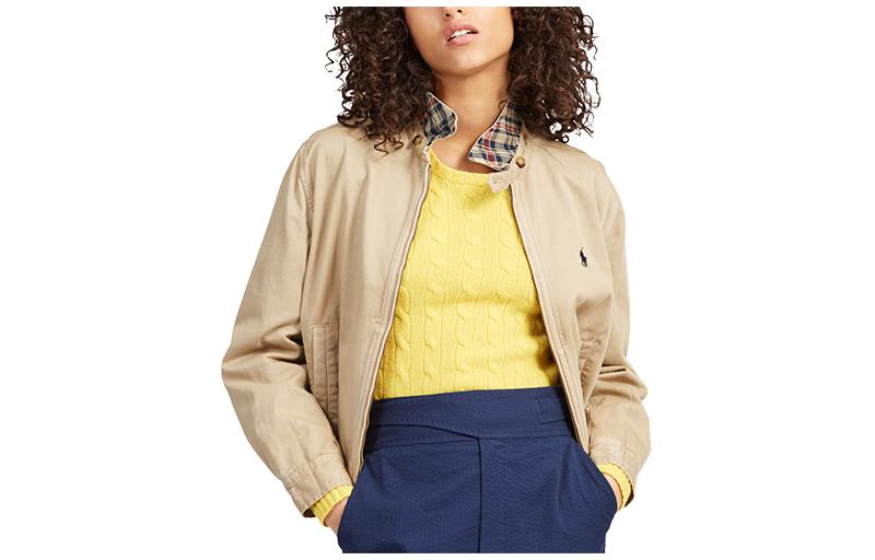 (Women) Polo Ralph Lauren SS23  Brown Zip-Up Collared Long-Sleeve Jacket. 211794216-001 圖 2