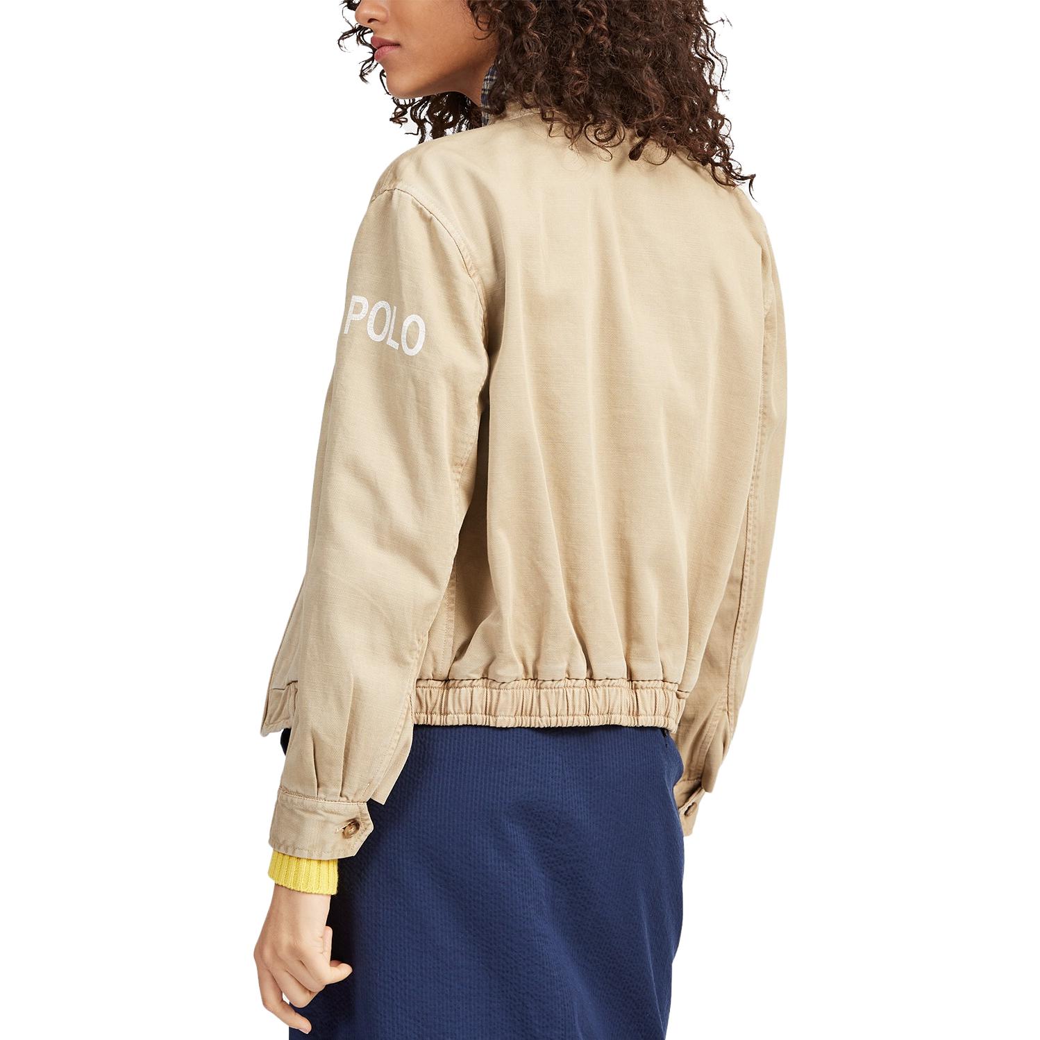 (Women) Polo Ralph Lauren SS23  Brown Zip-Up Collared Long-Sleeve Jacket. 211794216-001 圖 4