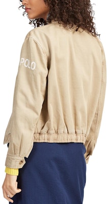 (Women) Polo Ralph Lauren SS23 Brown Zip-Up Collared Long-Sleeve Jacket. 211794216-001 Shop (Women) Polo Ralph Lauren SS23 Brown Zip-Up Collared Long-Sleeve Jacket. 211794216-001